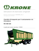Krone BA RX 400 GD Istruzioni per l'uso