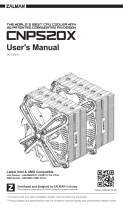 ZALMAN CNPS20X CPU Cooler Manuale utente