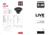 BLAM L20 DB LIVE Speakers Manuale utente