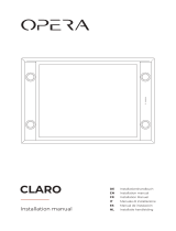 Opera CLARO CCL086B1 Ceiling Unit Extractor Hood Manuale utente