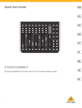 Behringer X-TOUCH COMPACT Universal USB-MIDI Controller Guida utente