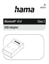 Hama 053312 Bluetooth USB Adapter Manuale utente