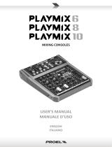 PROEL SOUND PLAYMIX6 Manuale utente