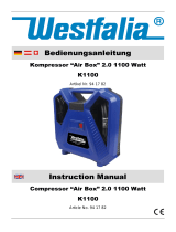 Westfalia Kompressor "Air Box" 1100 Watt Istruzioni per l'uso