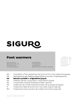SIGURO SGR-EB-R150Y Foot Warmers Manuale utente