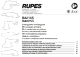 Rupes BA215S Mini Angle Grinder Manuale utente