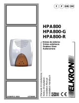 Elkron HPA800-G Guida d'installazione