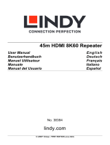 Lindy 45m HDMI 8K60 Repeater Manuale utente