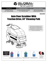 Global Industrial 641840 Auto Floor Scrubber Manuale utente