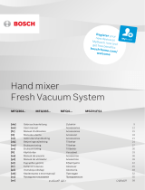 Bosch MFQ364 Hand Mixer Fresh Vacuum System Manuale utente
