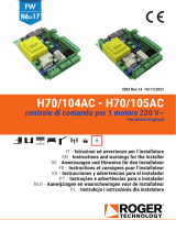 EasyGates H70/104AC Control unit Istruzioni per l'uso