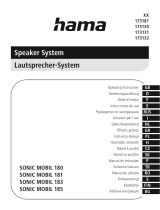 Hama SONIC MOBIL Series Speaker System Manuale utente