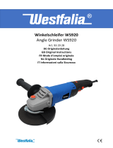 Westfalia Winkelschleifer WS920, 125 mm Istruzioni per l'uso
