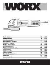 Worx WX713 Angle Grinder Manuale utente