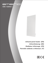 Emerio CBC-122043.1 Infrared Panel Heater Manuale utente