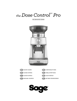 Sage SCG600 The Dose Control Pro Coffee Grinder Guida utente