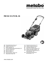 Metabo RM 36-18 LTX BL 46 Cordless Lawn Mower Istruzioni per l'uso