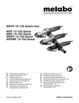 Metabo WEVF 10-125 Quick Inox Istruzioni per l'uso