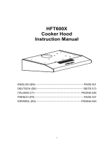 Hoover HFT600X Cooker Hood Manuale utente