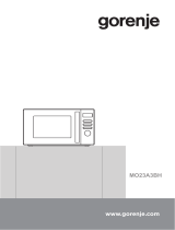 Gorenje MO23A3BH Microwave Oven Manuale utente