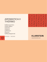 Klarstein 10032875 Aromatica II Thermo Coffee Maker Machine Manuale utente