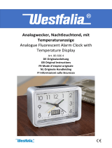 Westfalia Wecker leuchtend, Istruzioni per l'uso
