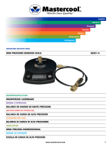 MasterCool HIGH PRECISION CHARGING SCALE Istruzioni per l'uso