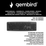 Gembird KB-U-103-BE Manuale del proprietario