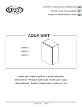 Argo AQUA UNIT VERTICALE Installation & User Manual