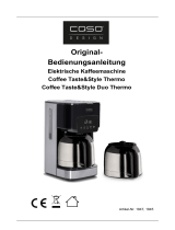 Caso Kaffeemaschine "Coffee Taste & Style Duo Thermo" Istruzioni per l'uso