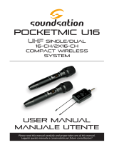 soundsation POCKETMIC U16HH-A1 Manuale utente