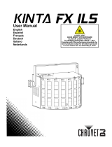 CHAUVET DJ Kinta FX ILS Countless Razor Sharp Multicolor Beams Manuale utente
