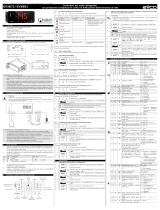 Evco EV3B81N9 Instructions Sheet