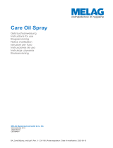MELAG Care Oil Spray Istruzioni per l'uso