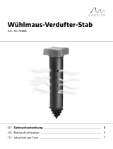 Gardigo Wühlmaus-Verdufter-Stab Istruzioni per l'uso