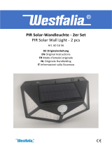 Wetelux Solar Wandleuchte Istruzioni per l'uso