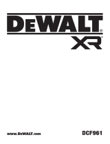 DeWalt DCF961NT Manuale utente