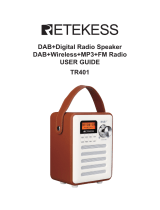 Retekess TR401 DAB+Digital Radio Speaker Manuale utente