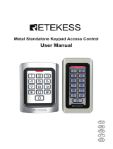 Retekess T-AC04 Metal Standalone Keypad Access Control Manuale utente