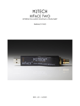 M2TECH HiFace TWO Manuale del proprietario