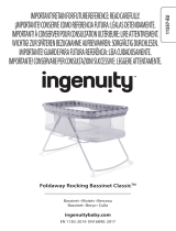 ingenuity Foldaway Bassinet Classic - Crosby Manuale del proprietario