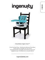 ingenuity SmartClean ChairMate High Chair - Slate Manuale del proprietario