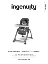 ingenuity SmartServe 4-in-1 High Chair - Clayton Manuale del proprietario
