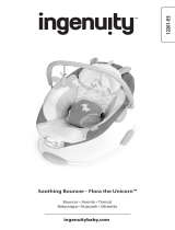 ingenuity Flora the Unicorn Soothing Bouncer Manuale del proprietario