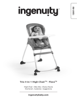 ingenuity Trio 3-in-1 High Chair - Flora the Unicorn Manuale del proprietario