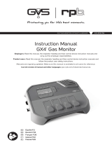 RPB GX4 Gas Monitor Manuale utente