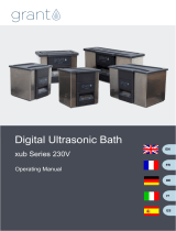 Grant Instruments XUB Digital Ultrasonic Bath Range Manuale utente