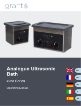 Grant Instruments XUBA Analogue Ultrasonic Bath Range Manuale utente