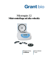 Grant Instruments Microspin 12 High-speed Microcentrifuge Manuale utente