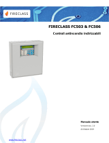 FireClass FC503 e FC506 Centrali antincendio indirizzabili Manuale utente